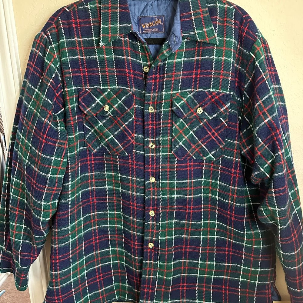 Cool Vintage Hipster Flannel Shirt Jacket XL